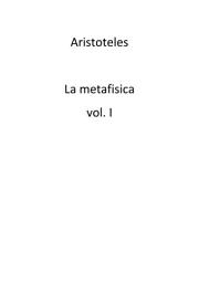 Icon image La metafisica