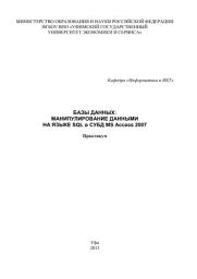 Icon image Базы данных: манипулирование данными на языке SQL в СУБД MS Access 2007