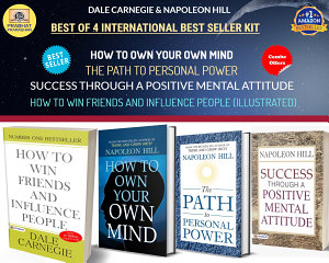 Icon image Dale Carnegie & Napoleon Hill Best of 4 International Best Sellers Combo (How To Win Friends and Influence People (Illustrated) + How To Own Your Own Mind ... Success Through A Positive Mental Attitude): Master Communication, Influence, Success & Positive Thinking with the World's Most Powerful Self-Help Books [Success mindset, Effective communication, Wealth and influence, Positive thinking, Personal growth strategies]